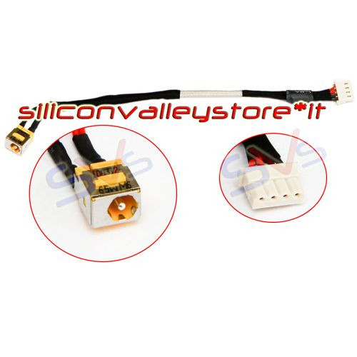 Power jack con cavo - con, 18cm